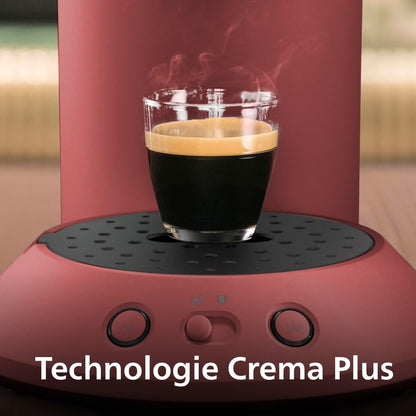 Senseo Original Plus Coffee Machine à pods Rouge tendre CSA210/35