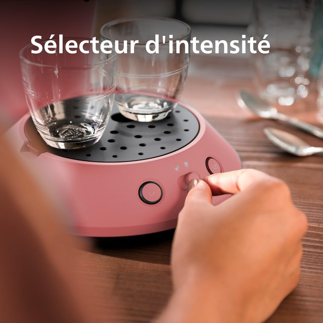 Senseo Original Plus Coffee Machine à pods Rouge tendre CSA210/35