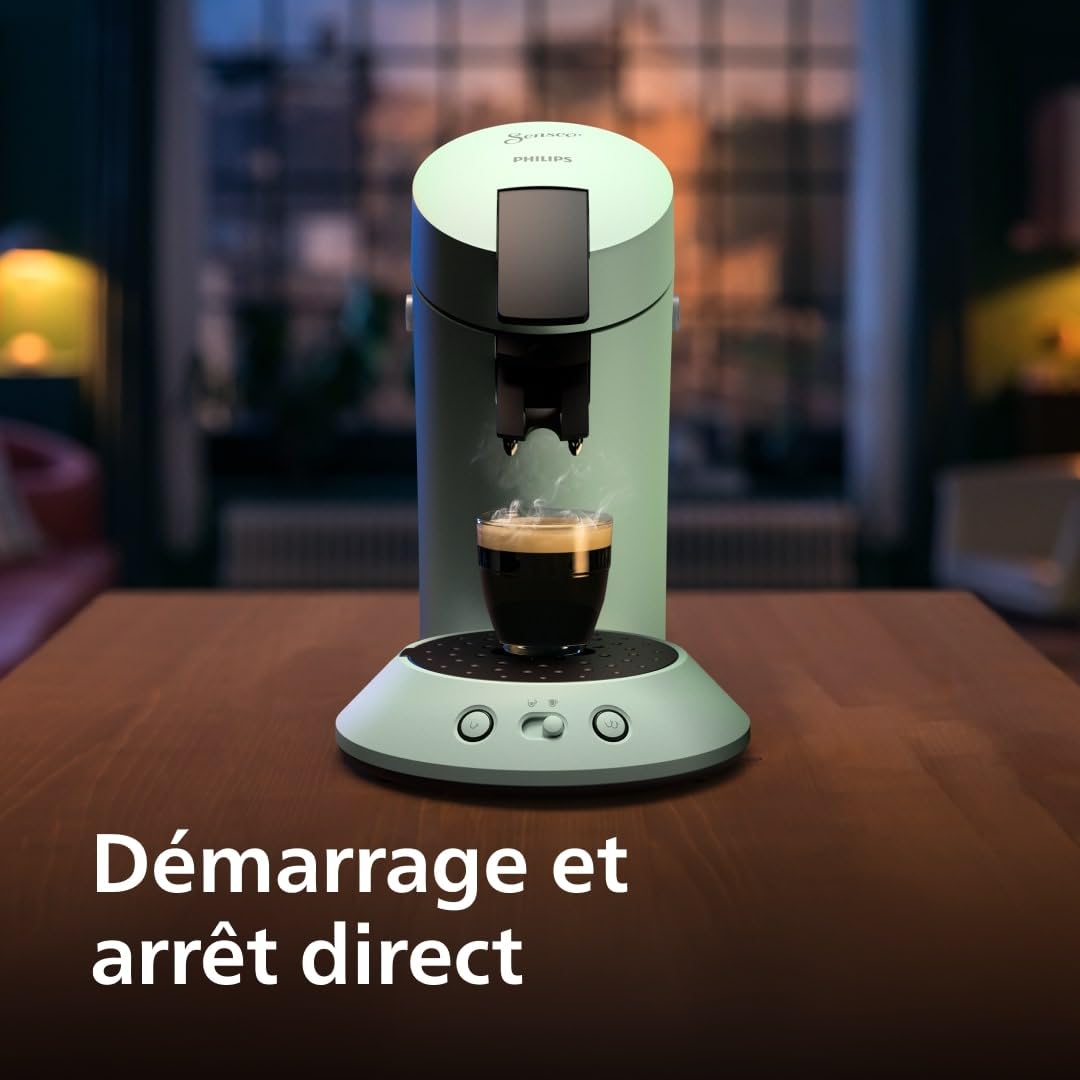 Senseo Original Plus Coffee Machine à pods Vert Désert CSA210/80