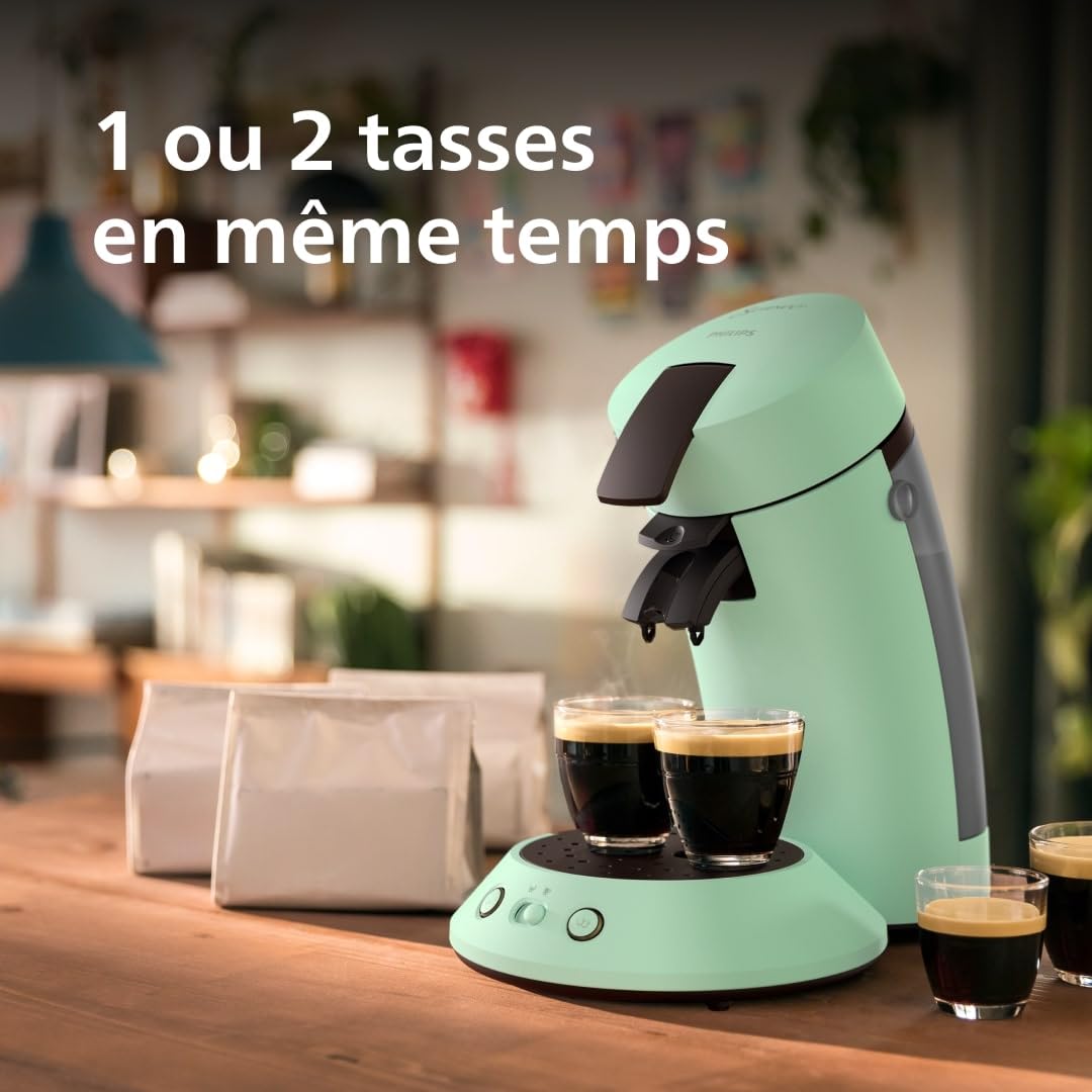 Senseo Original Plus Coffee Machine à pods Vert Désert CSA210/80