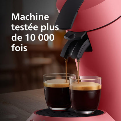Senseo Original Plus Coffee Machine à pods Rouge tendre CSA210/35