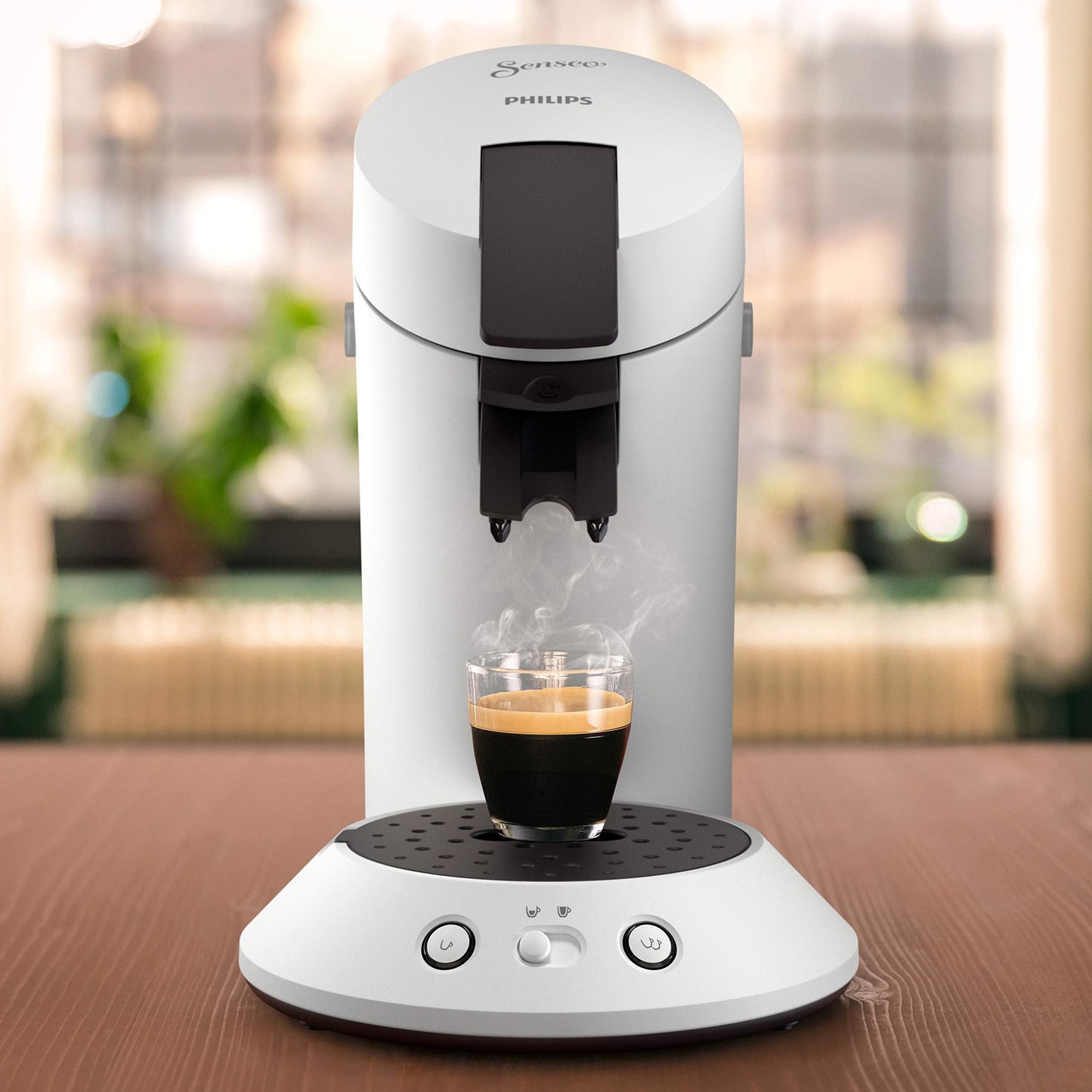 Senseo Original Plus Machine à Dosettes Blanche CSA210/11